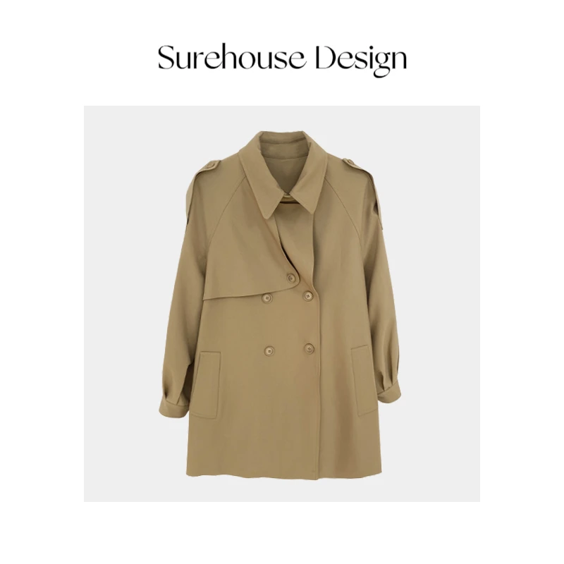 柳絮自制-《温伯尼艺术馆》高奢万元级~定制面料 简约设计风衣