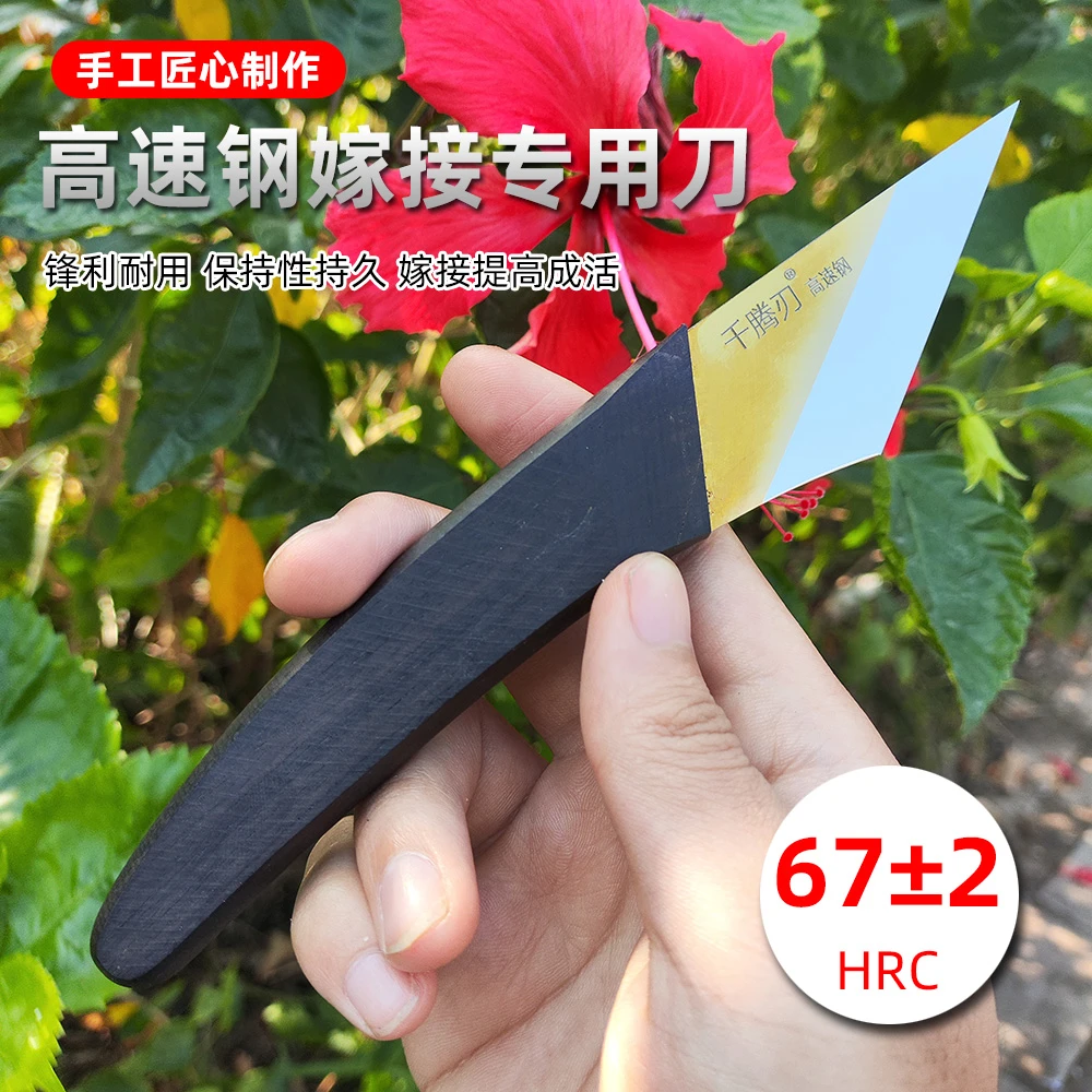 高速钢嫁接专用刀锯片钢芽接刀园林工具园艺刀手工嫁接果树刀