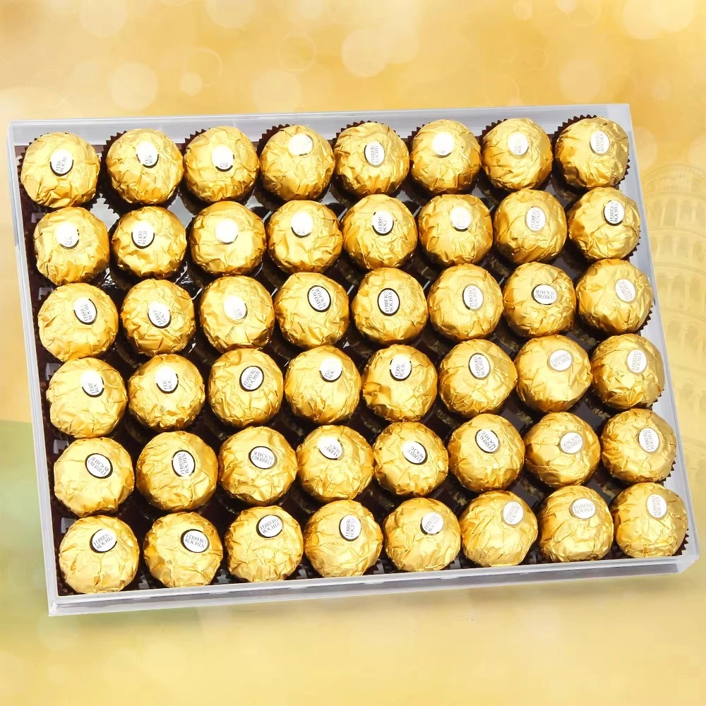 榛果威化巧克力制品T48粒礼盒装送女友正品