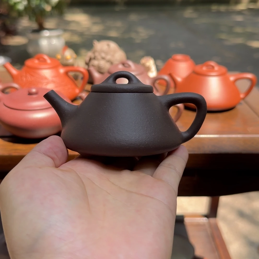 紫砂茶壶天青子冶