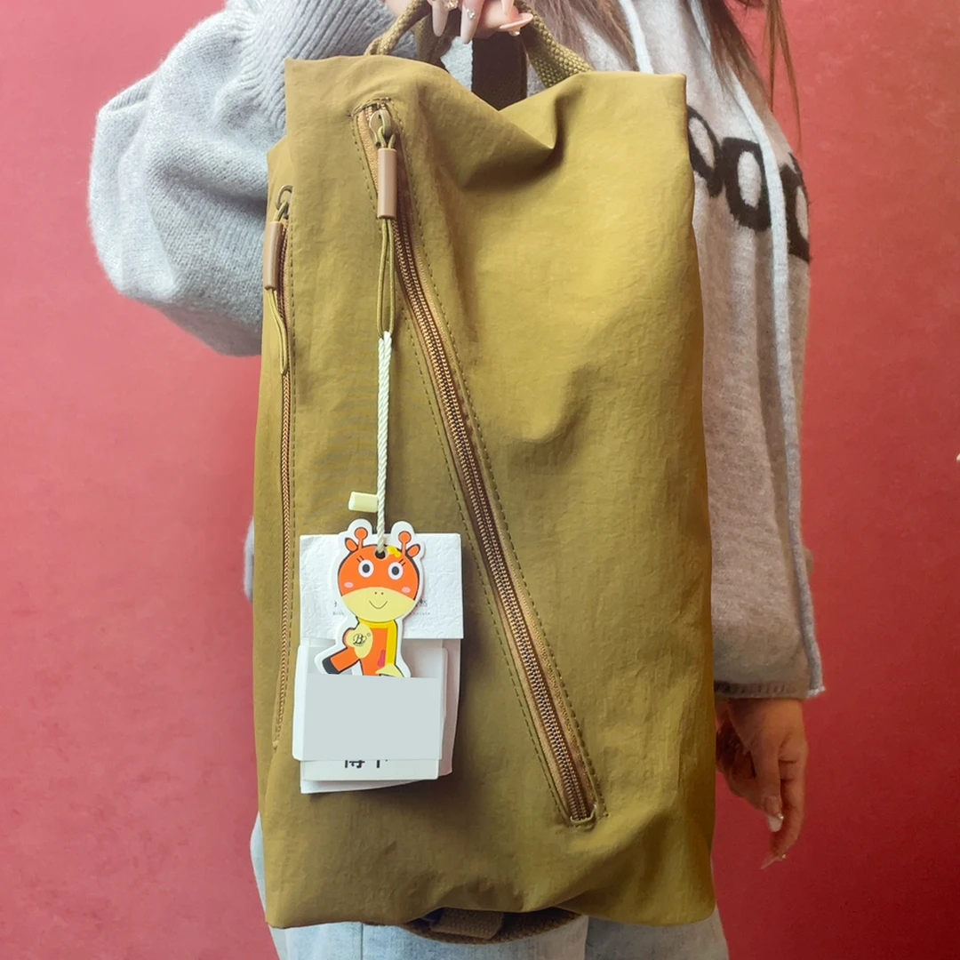 博卜BOBO单肩泡芙包时尚休闲百搭学生文艺便携轻便双肩背日系