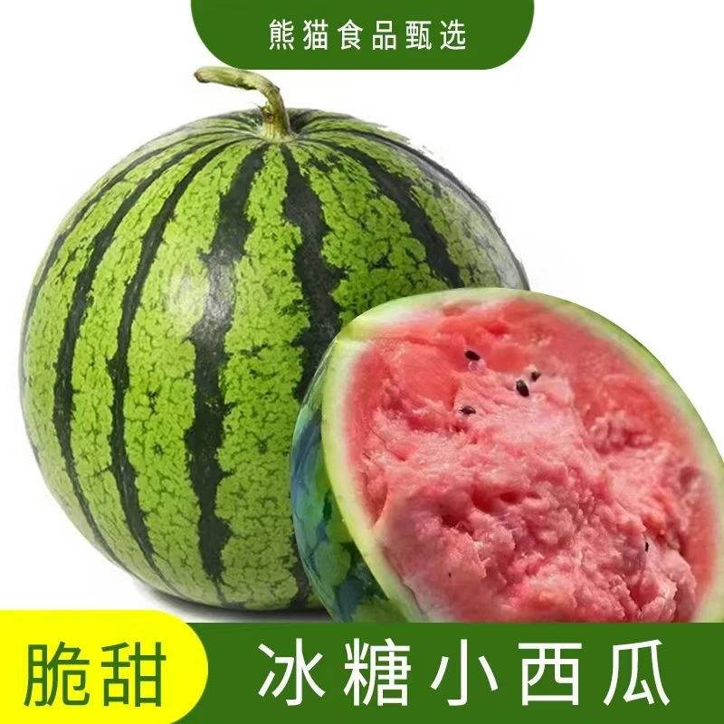 【2k小西瓜】【皮薄多汁】农家 香甜脆爽自种 自然种植甘甜 西瓜4.2斤