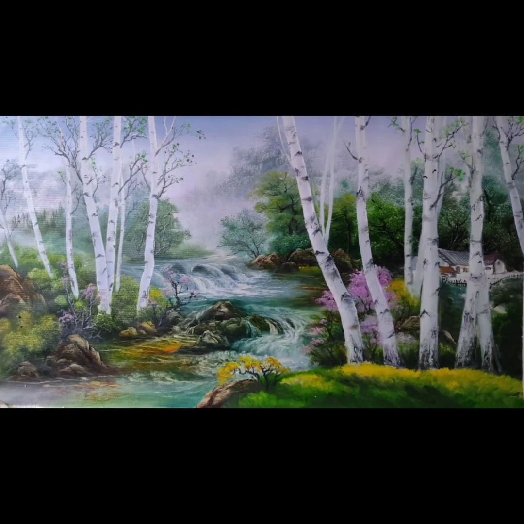 装饰画刀画作品90公分+50公分