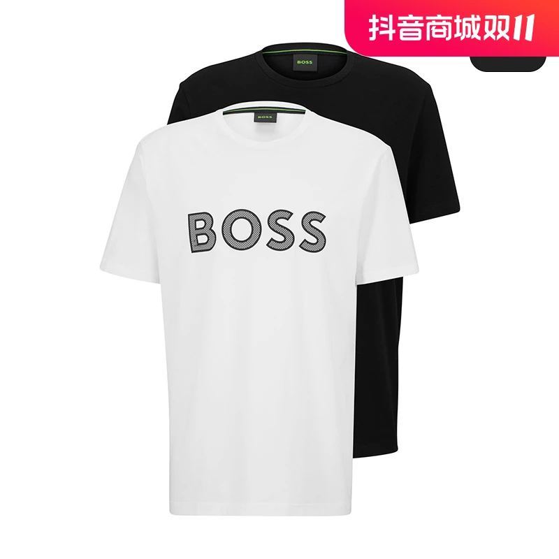 HugoBoss/雨果博斯短袖t恤男士夏季新款圆领半袖打底衫男装全新