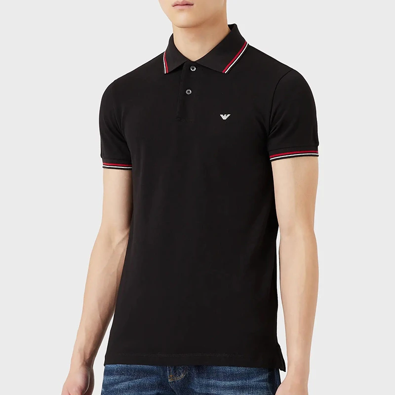 EMPORIO ARMANI/安普里奥·阿玛尼男士夏季短袖POLO衫8N1FB41JPTZ