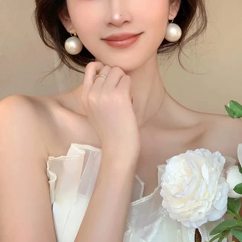铜合金耳饰 【珠珠耳扣】女人味气质耳饰 A578