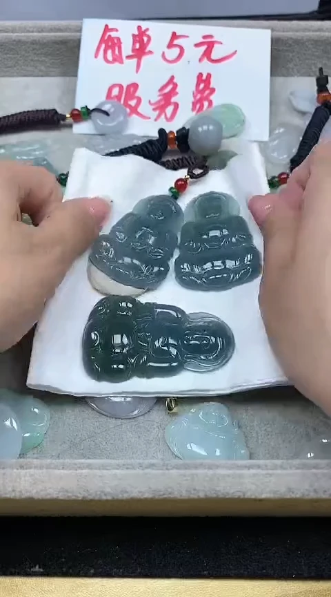 【闪购商品】翡翠颈饰未镶嵌55观音多样性其一