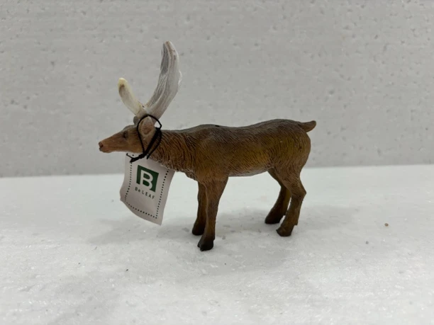 外贸实心树脂圣诞节麋鹿家居花园饰品创意工艺品摆件