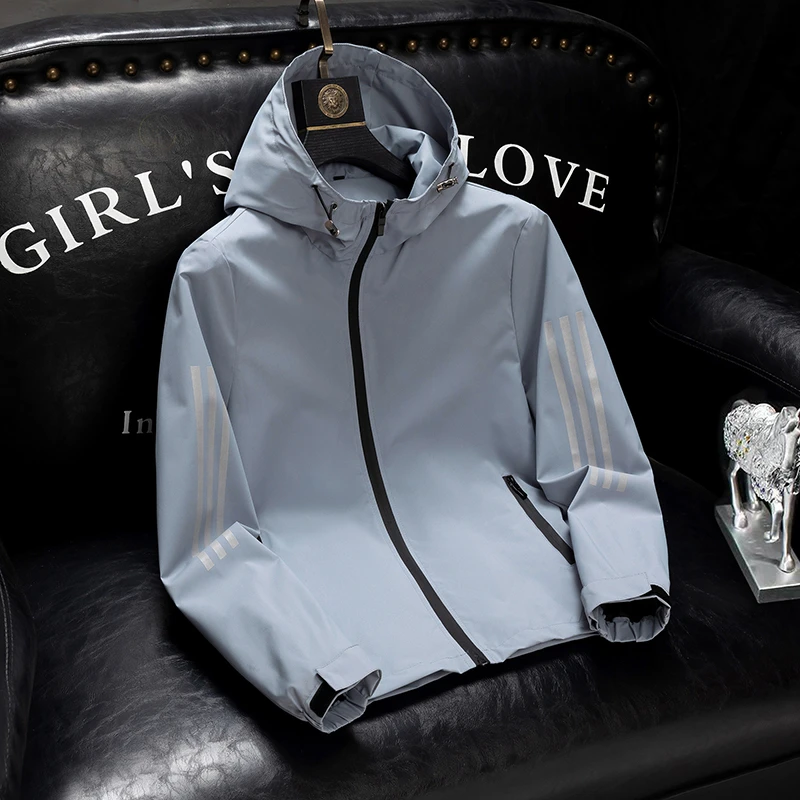 断码清仓休闲男外套上衣春季连帽潮流户外春秋季男士潮工装男士