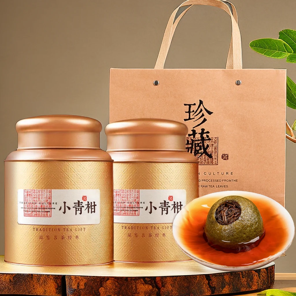正宗新会小青柑普洱茶陈皮高品质小青柑普洱茶新会小青柑自然茶香