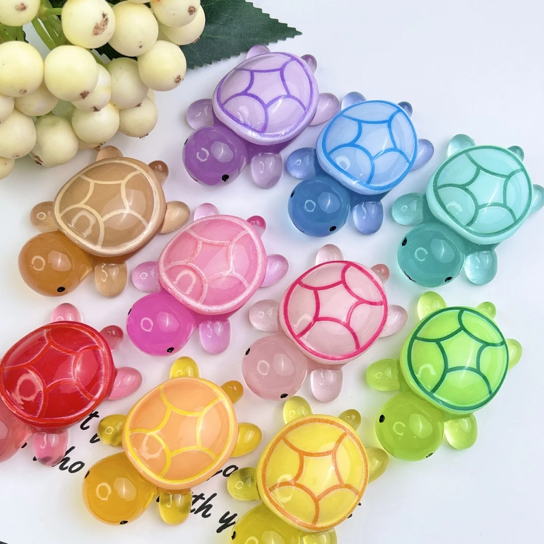 夜光大乌龟（5CM）树脂摆件神器 自制动物