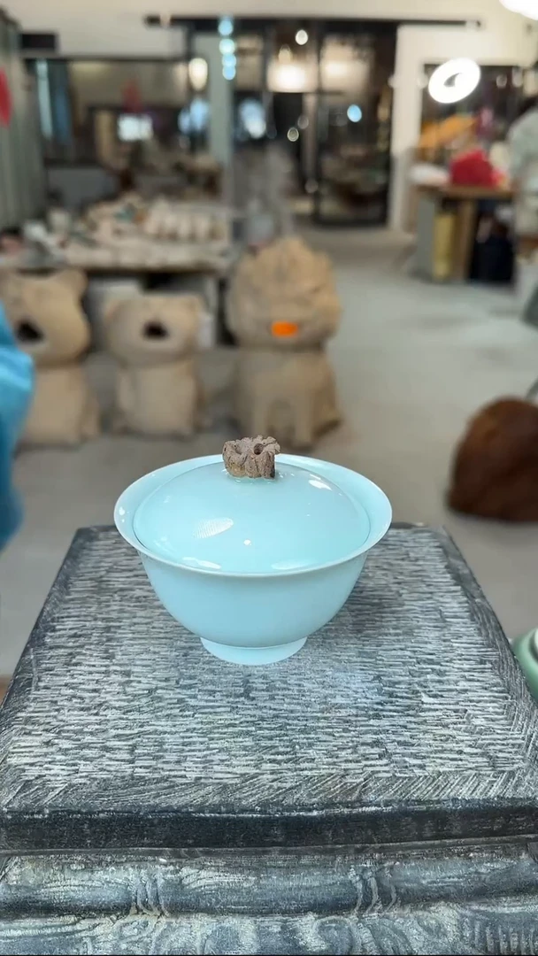 【闪购商品】陶瓷古朴微瑕盖碗