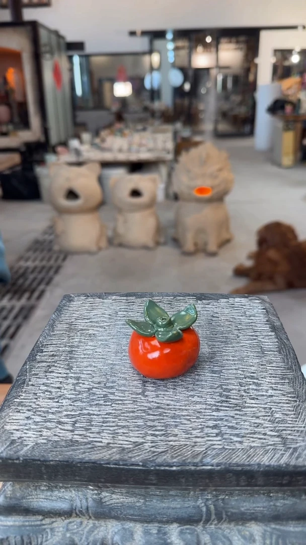 【闪购商品】陶瓷流行小柿子