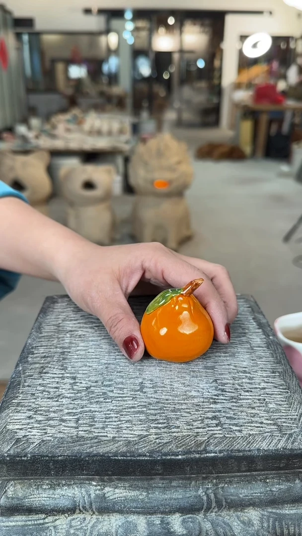 【闪购商品】陶瓷流行小橘子