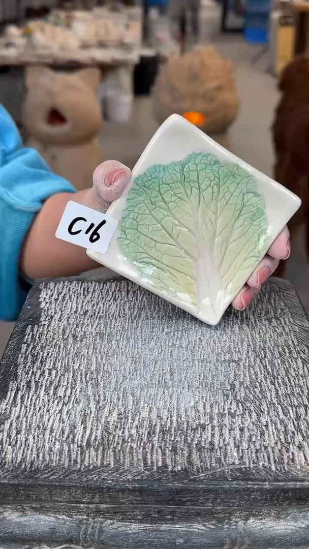 【闪购商品】陶瓷流行小方盘