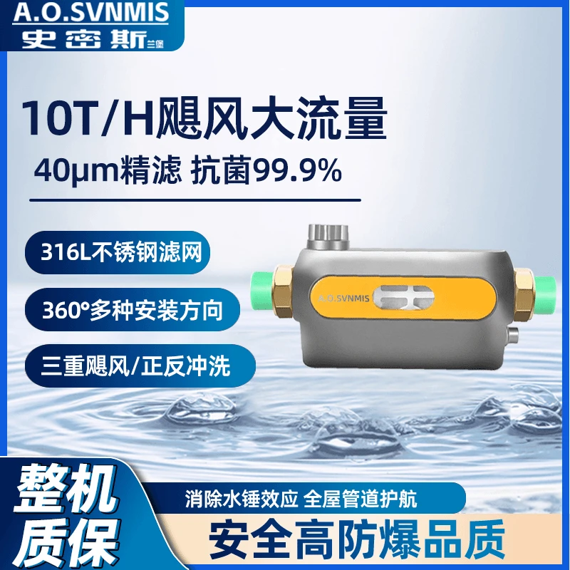 德国序史密斯格前置过滤器家用反冲洗自来水自动清洗护卫舰防爆