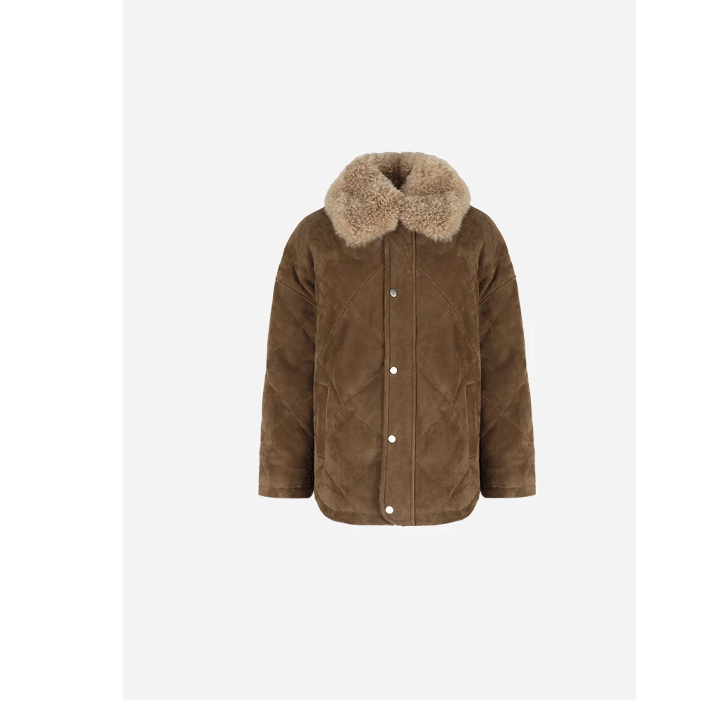 MY WANTS “冬日暖炉”时尚休闲百搭秋冬厚羽绒皮外套DY1462