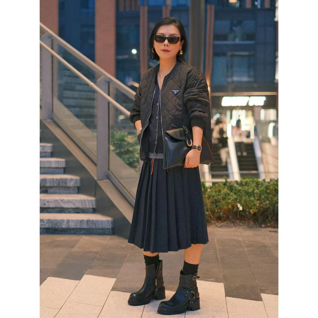 MY WANTS'往事如烟'25早春新款时尚休闲保暖女士棒球领棉衣DY2867