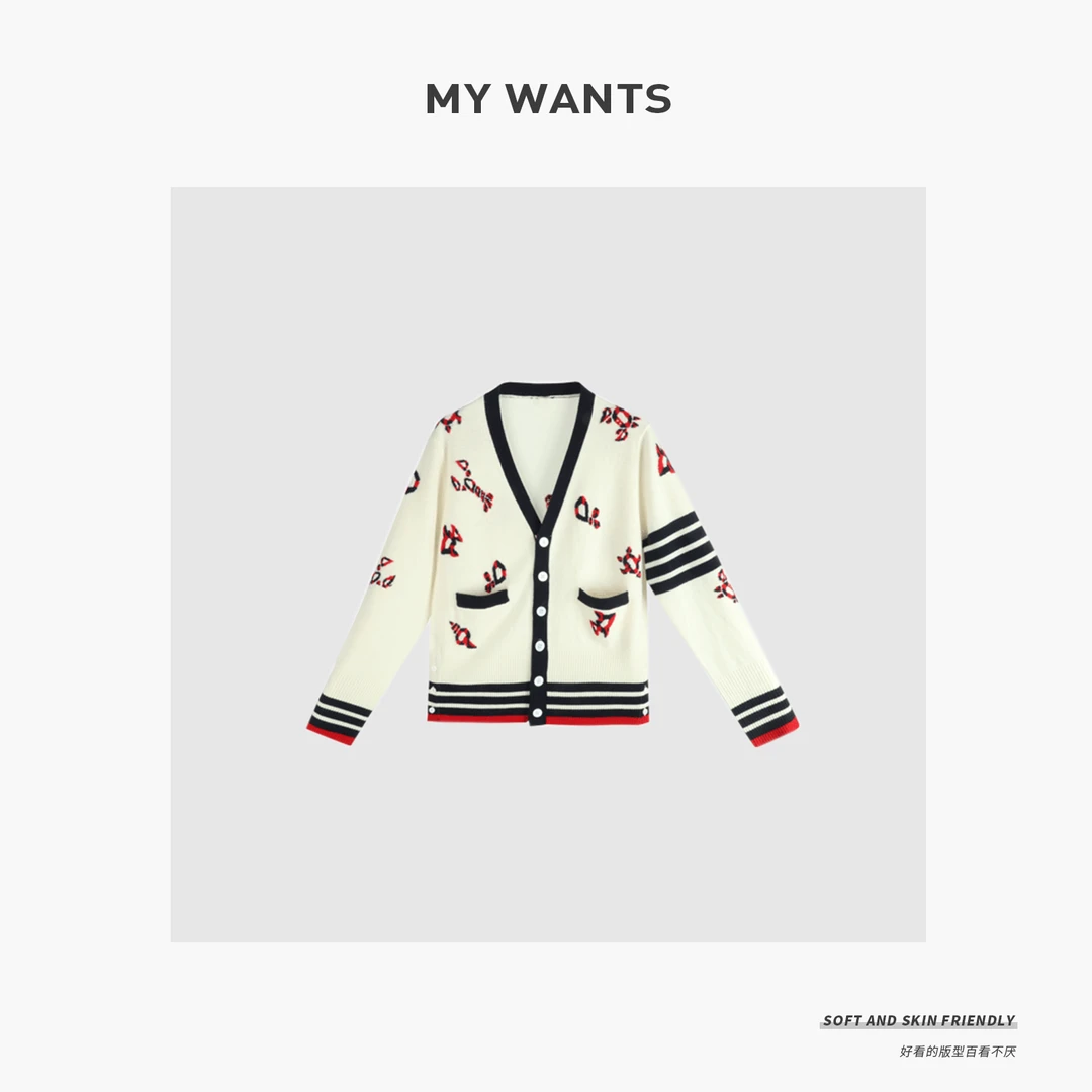 MY WANTS"派对时刻"~毛衣针织衫小米风女士时尚休闲秋季DY1934