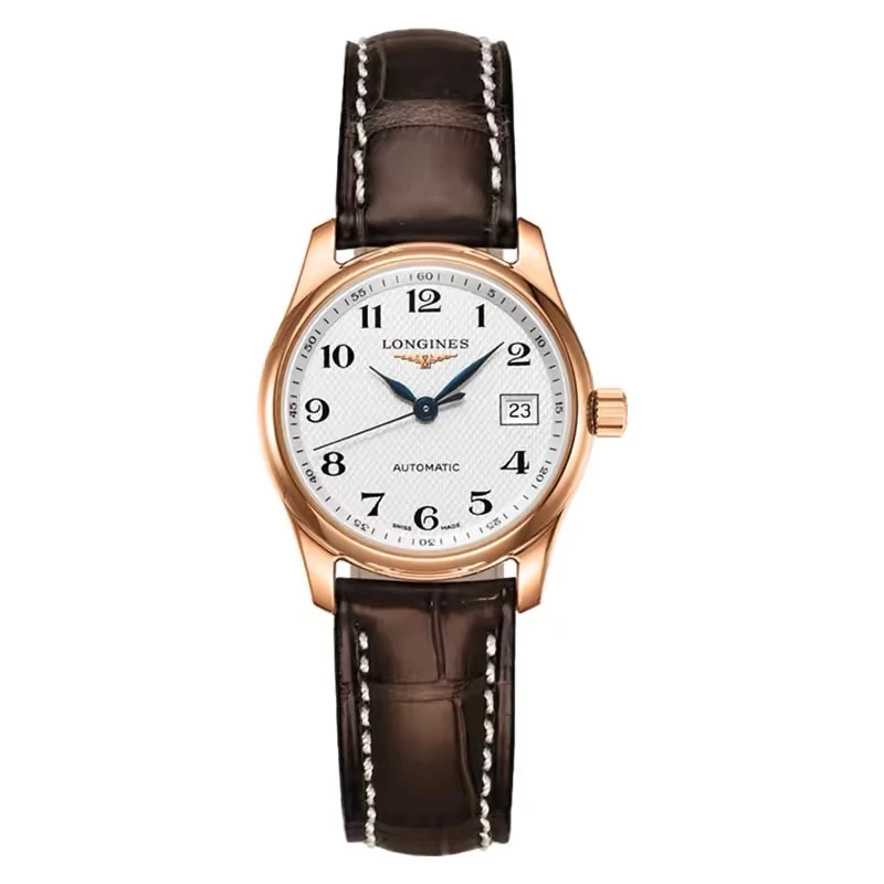 99新 Longines/浪琴 L2.128.8.78.3/名匠128实金女表/表径25.5