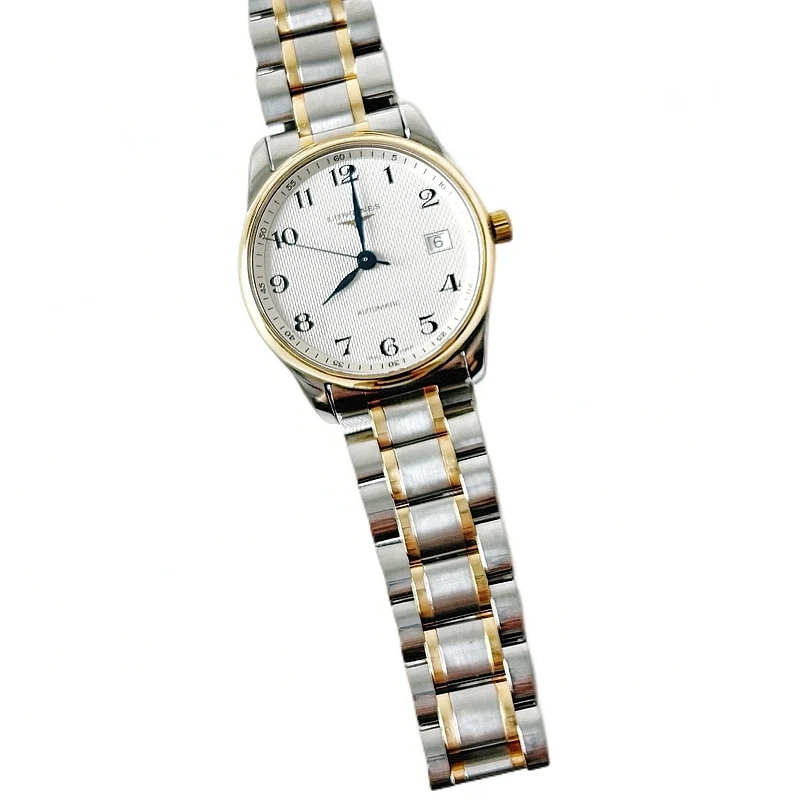 99新 Longines/浪琴 L2.257.5.78.7/名匠128经典数字间金女表29