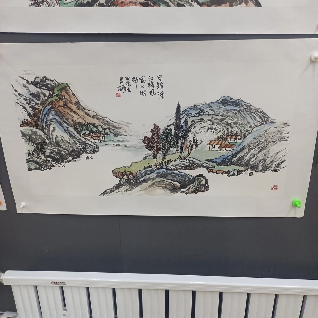 昂老师的写意山水画  100-50