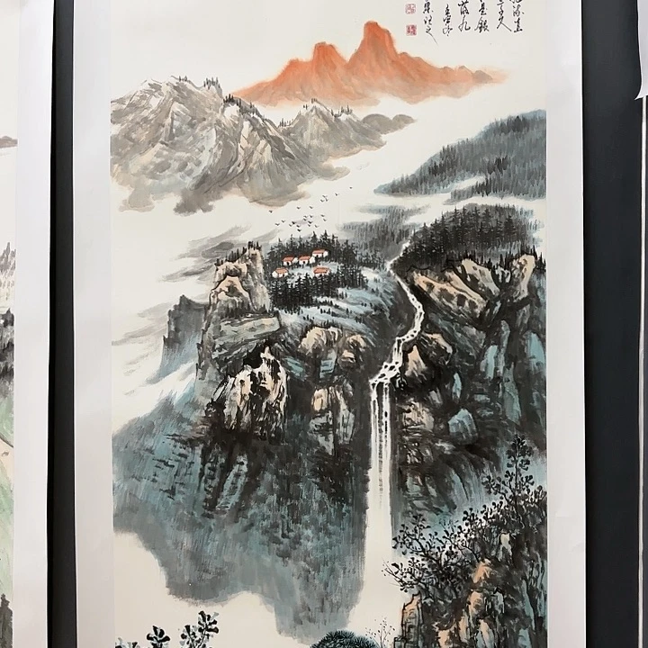 绘画花鸟的羽毛和翅膀是