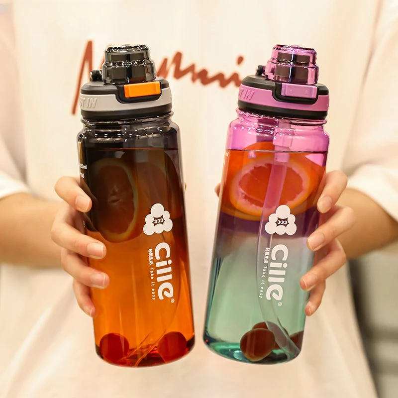 网红大容量水杯运动健身水壶吨吨桶学生专用杯子大容量耐摔耐高温