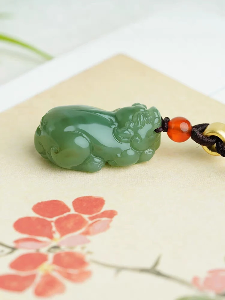 貔貅吊坠项链珠宝手工