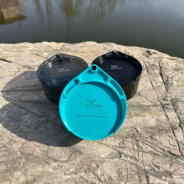 一线强磁可拆卸磁盘加深加大款全盖拉饵盘散泡盆开饵盘加厚加硬