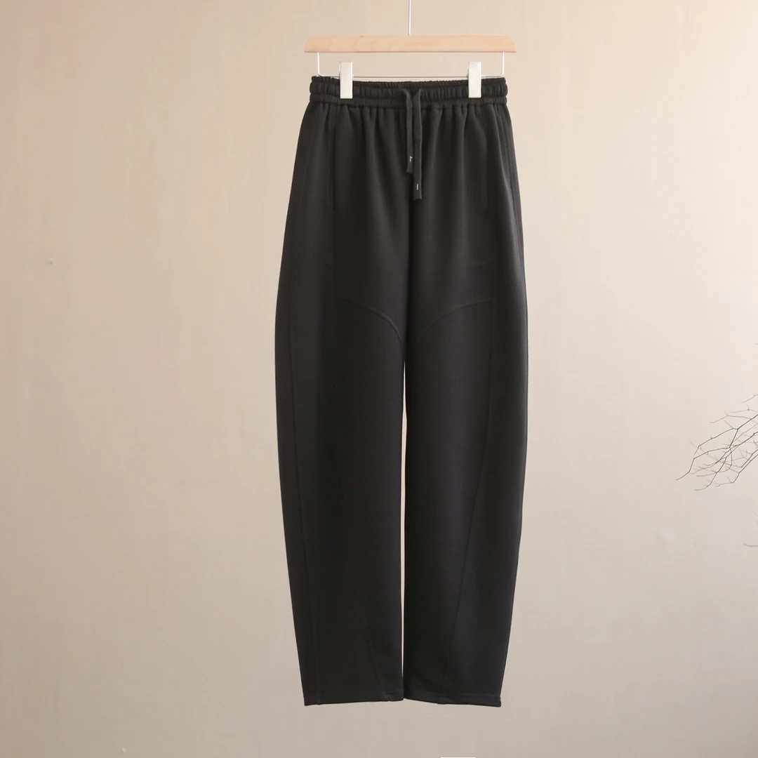 【纭季原创】裙长99-100 时尚百搭显瘦纯色休闲裤D24495