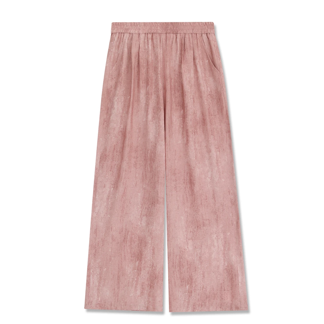 【米可定制】裤长100-102 休闲简约夏款复古百搭阔腿休闲裤D24795