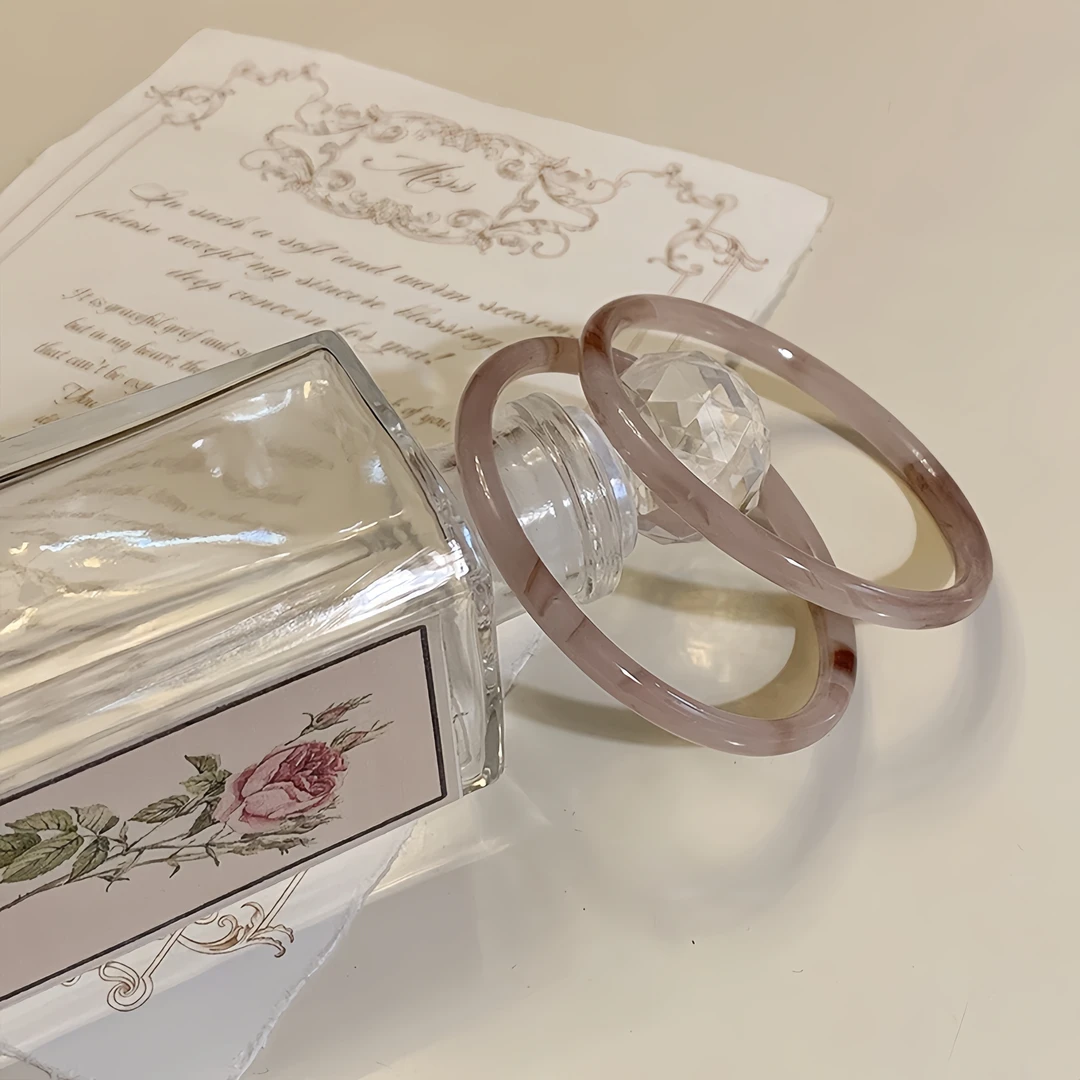 非金属玻璃手镯 一步一响玻璃仿玉叮当镯干枯情人节七夕礼物镯子