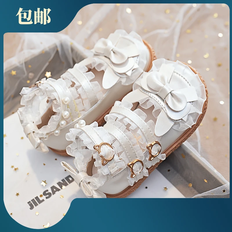 2024春秋款洛丽塔鞋子女童女孩中小童lolita公主皮鞋宝宝儿童单鞋