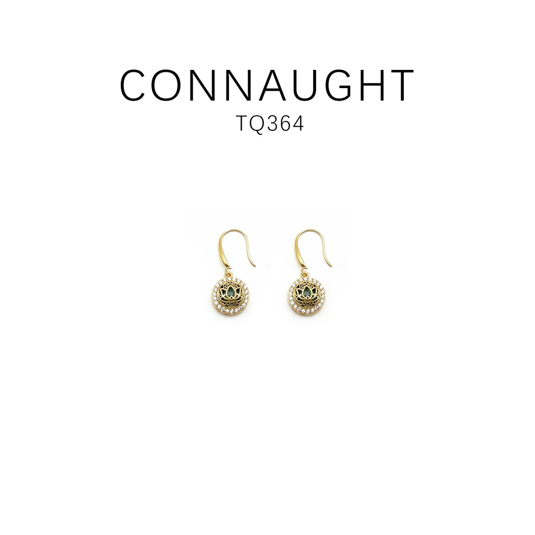 铜合金耳饰 设计款时尚优雅百搭轻奢耳饰~TQ364