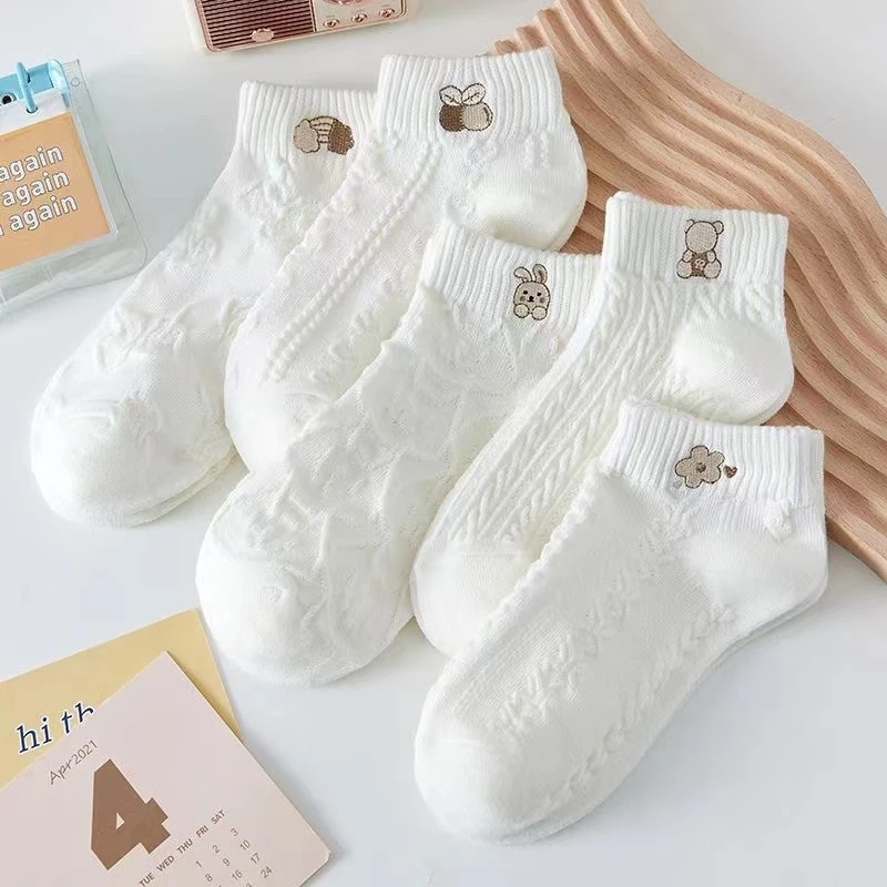 【粉丝福利】夏季女袜ins潮薄款短袜可爱百搭低帮学院风女生袜子