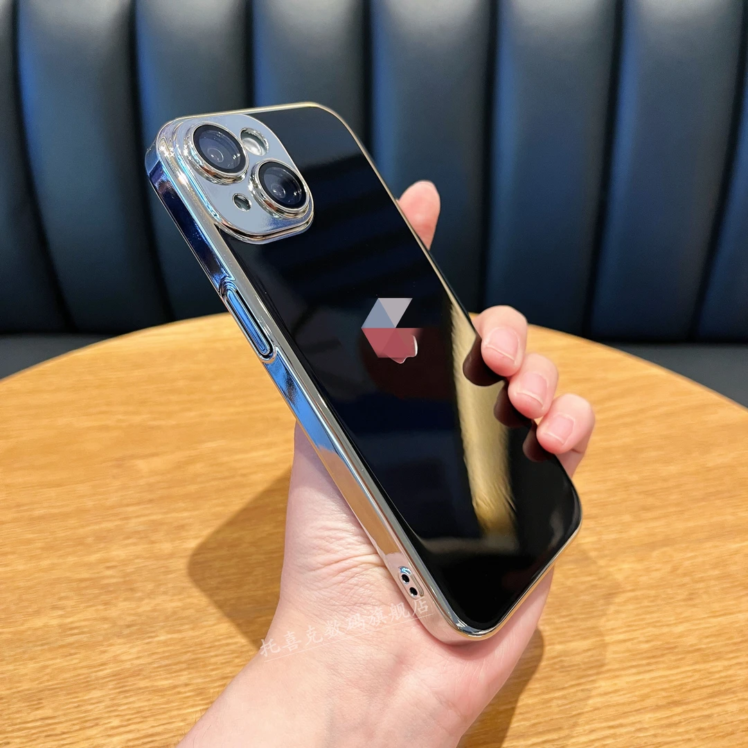 适用苹果16手机壳iPhone16promax超薄plu实色电镀15/14/13/12新款