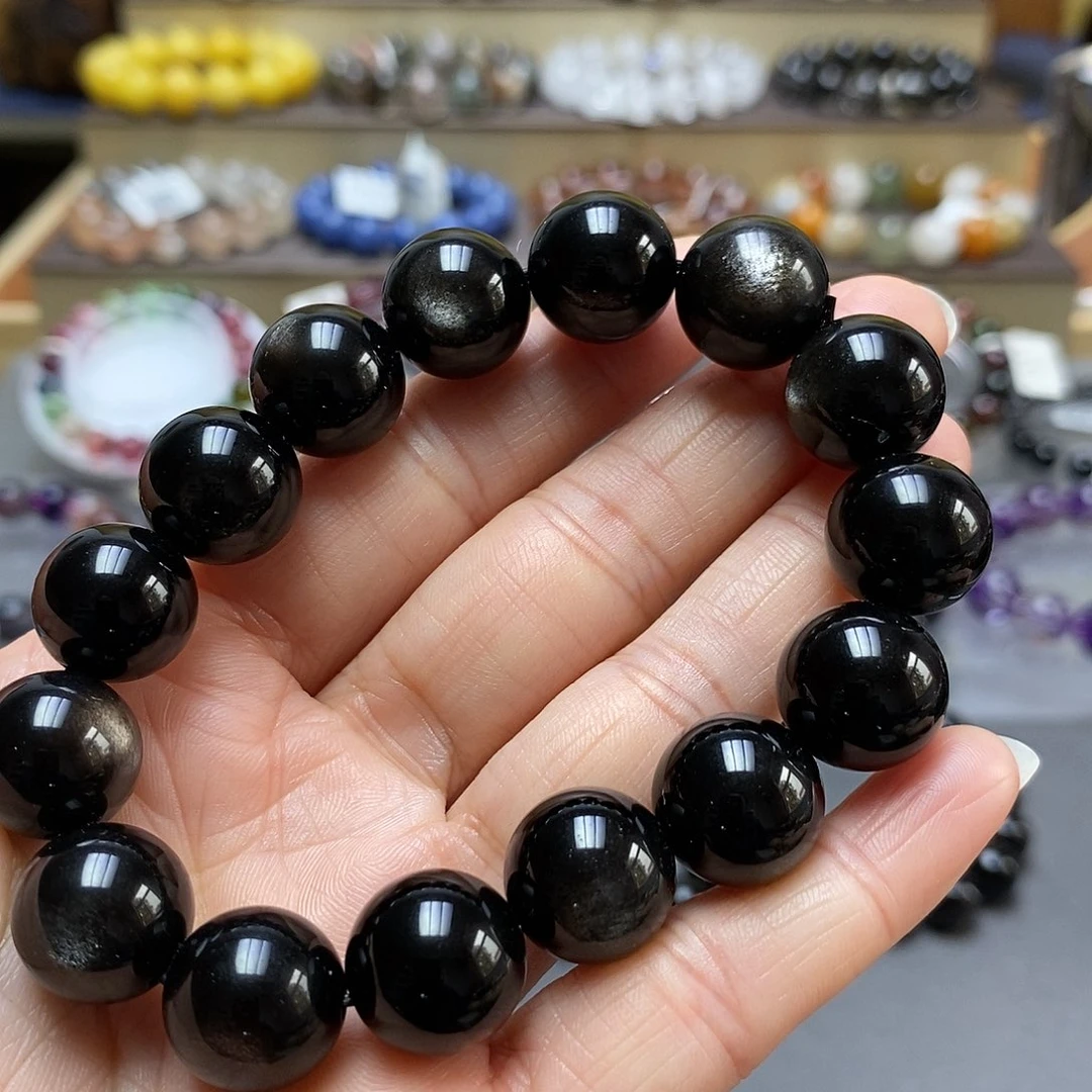 黑曜岩手链未镶嵌