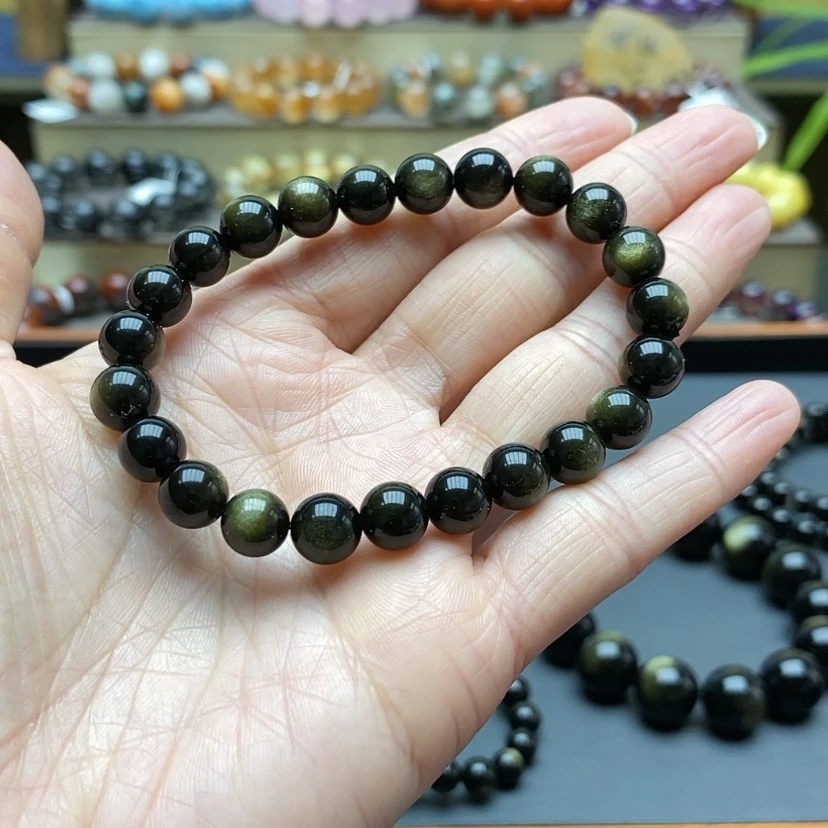 【闪购商品】黑曜岩手链未镶嵌