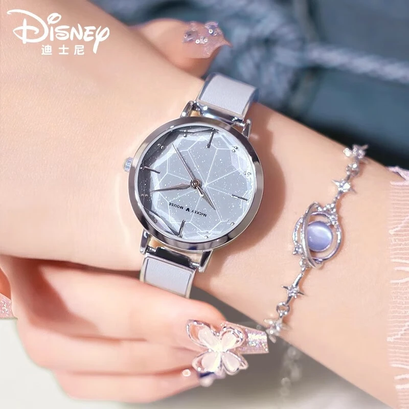 迪士尼(Disney)女士手表女轻奢气质小众设计钢带手链表高级感送