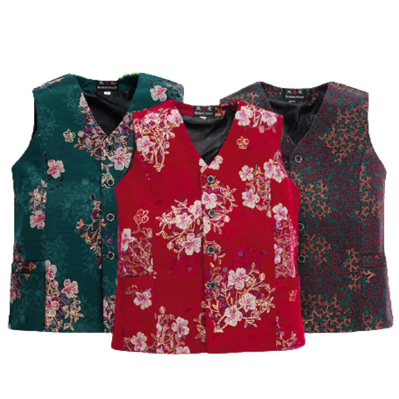 中老年女士马甲背心春秋新款大码女装老年人马夹坎肩妈妈薄款外套