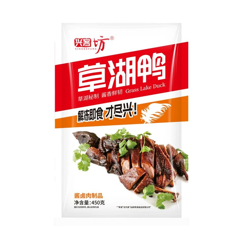 兴客坊草湖鸭450g酱鸭整只鸭肉开袋即食冷冻半成品速食菜