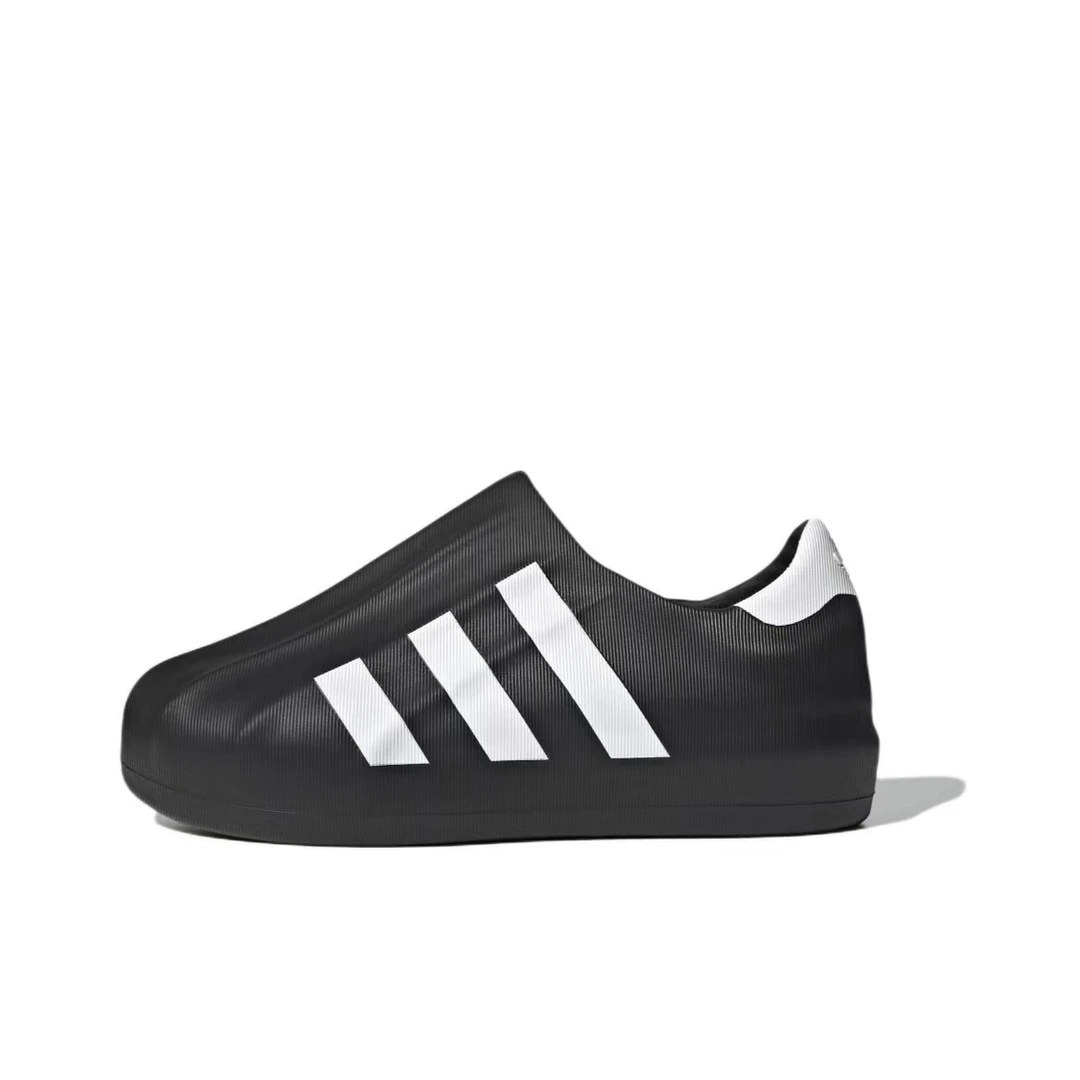 Adidas阿迪达斯三叶草一脚蹬黑色低帮男鞋女鞋贝壳头休闲鞋HQ8752