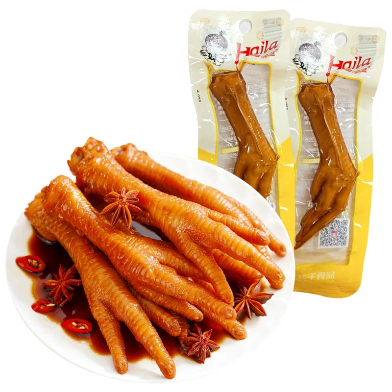 【10袋】乡妹子多味鸡爪休闲解馋小零食香辣味鸡爪子卤味凤爪