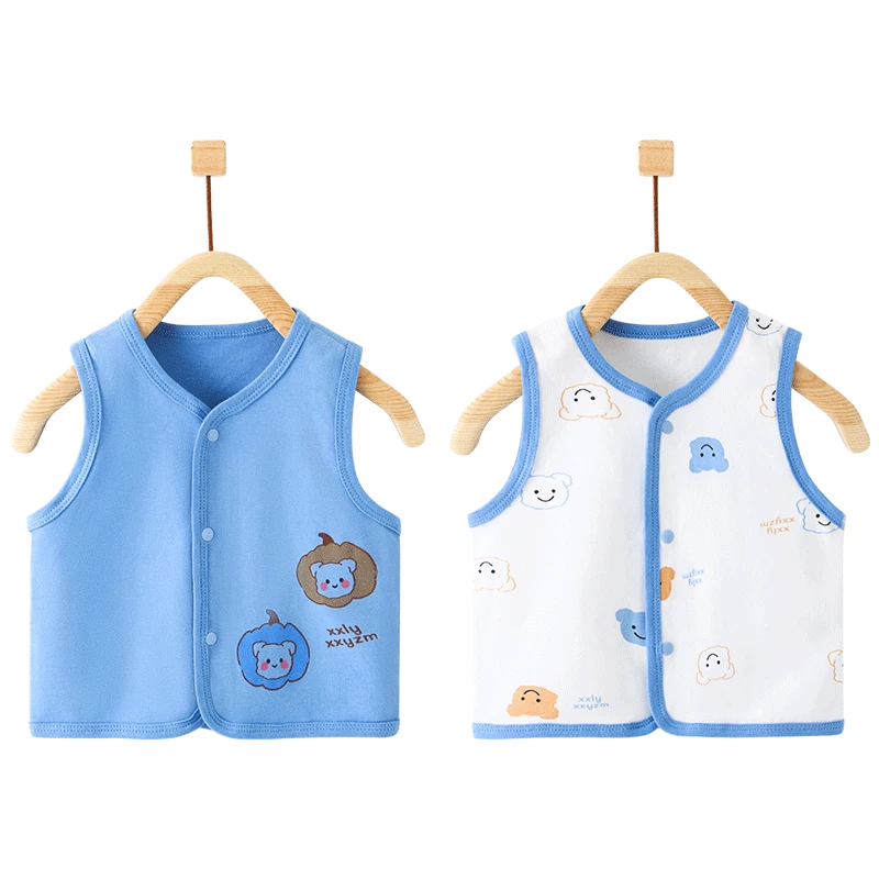 憨豆龙男女宝宝四季款马甲儿童单层背心133111