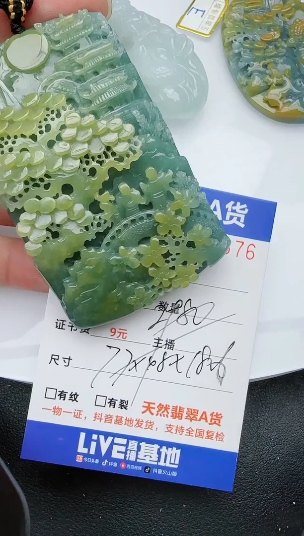 【闪购商品】翡翠颈饰未镶嵌1111111111