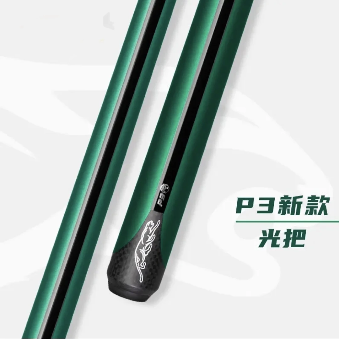 美洲豹P3大头杆绿色限量版 中式美式八九球分体台球杆