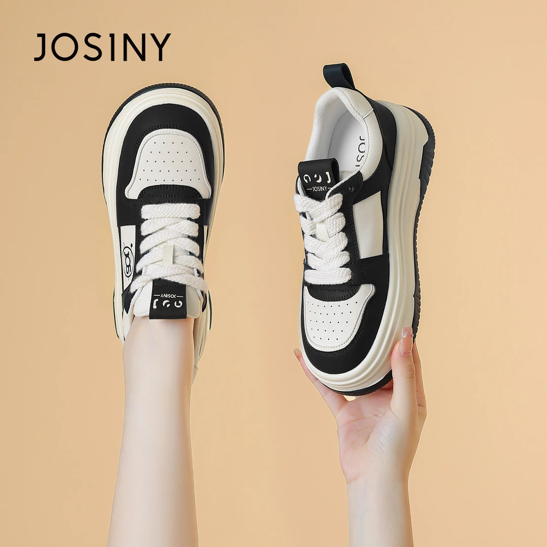 卓诗尼小众设计板鞋女款2025新款秋季平底鞋厚底女鞋配裙子休闲鞋