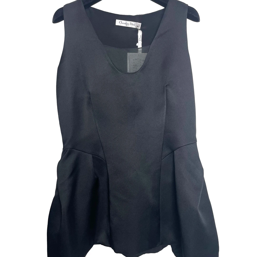 全新未使用 DIOR/迪奥 青奢荟/40码/时尚气质纯色连衣裙////39472
