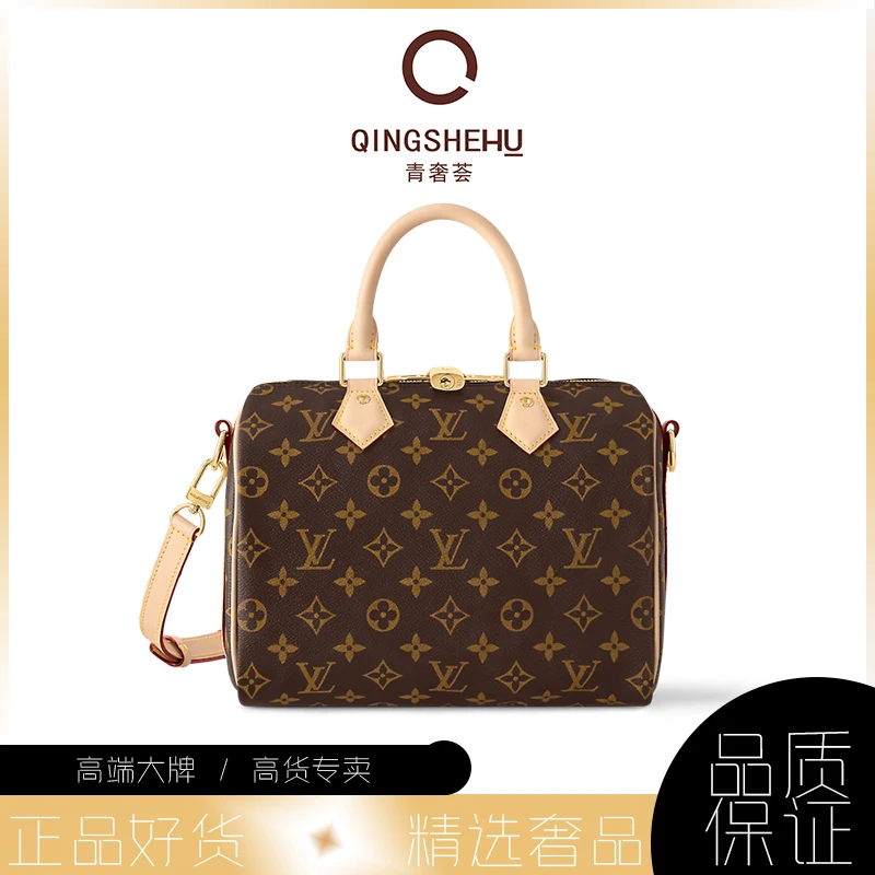 99新 LouisVuitton/路易威登 青奢荟/sp25老花斜挎肩带包/74055